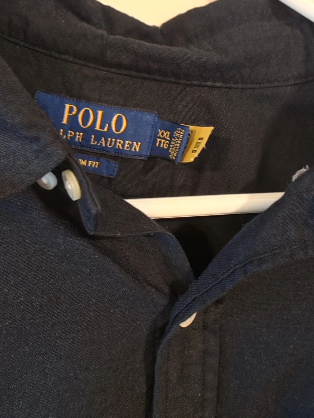 Polo by Ralph Lauren Black Oxford Shirt with Gold Pony